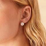 Accessorize London Women's pearl Oversized pearl studs Earring