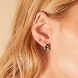 Accessorize London Women's Mixed Stone Stud Earring Multi