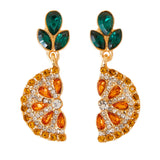 Accessorize London Women's Orange Orange Slice Drop Earring