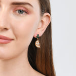 Accessorize London Women's Orange Orange Slice Drop Earring
