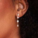 Accessorize London Women's Crystal Pearl Drop Earring