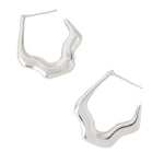 925 Pure Sterling St Silver Plated Bubble Hoops For Women By Accessorize London