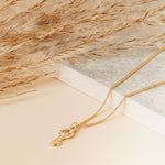 Accessorize London Women's Crystal Sparkle Key Pendant necklace