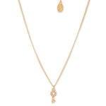 Accessorize London Women's Crystal Sparkle Key Pendant necklace