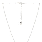 Accessorize London Women's Silver Textured Heart Pendant Necklace