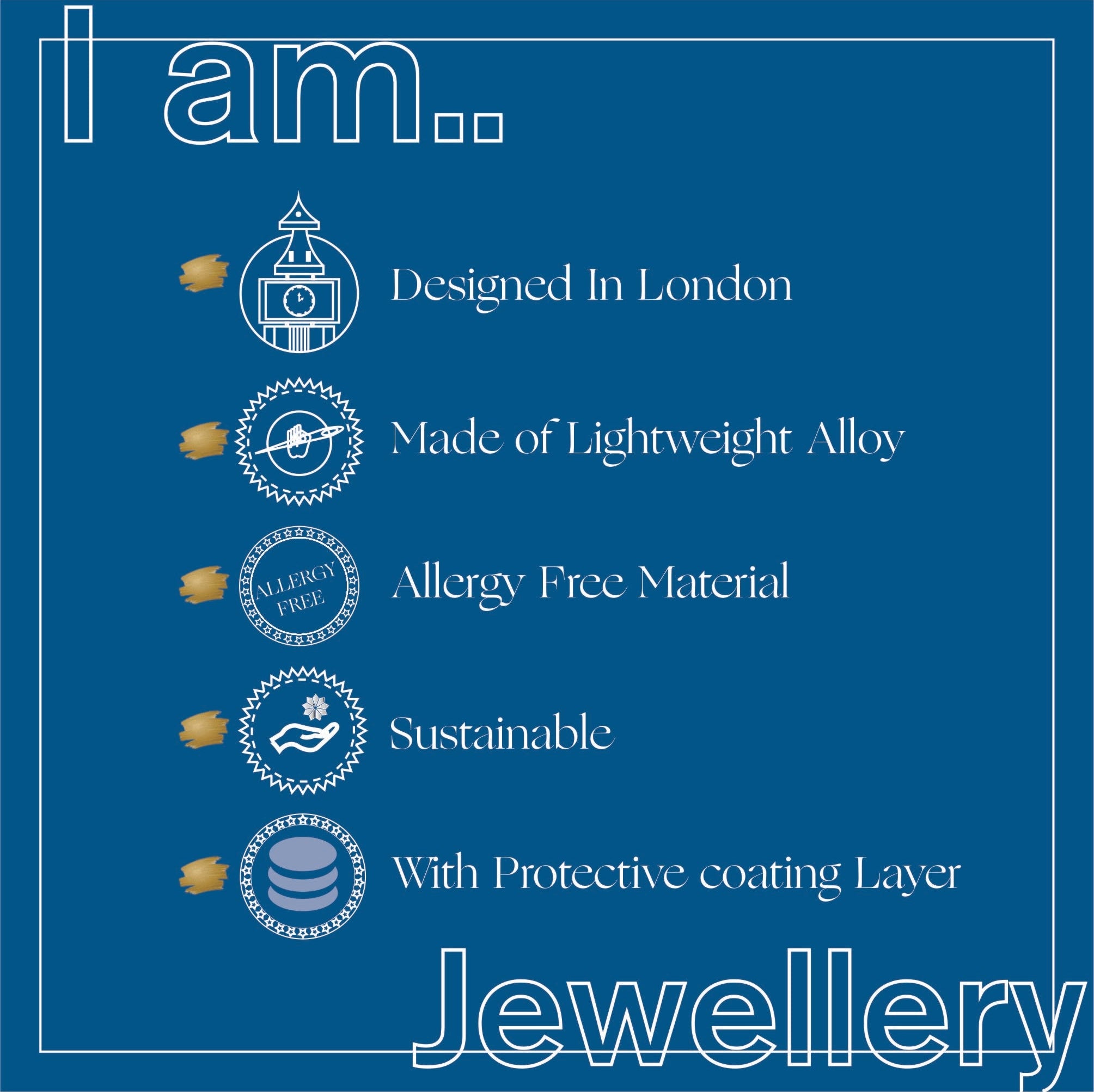 Accessorize London Women's Blue Layered Gem Charm Necklace