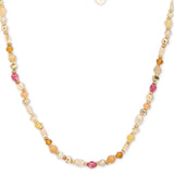 Accessorize London Women's Short Pink Beaded Necklace