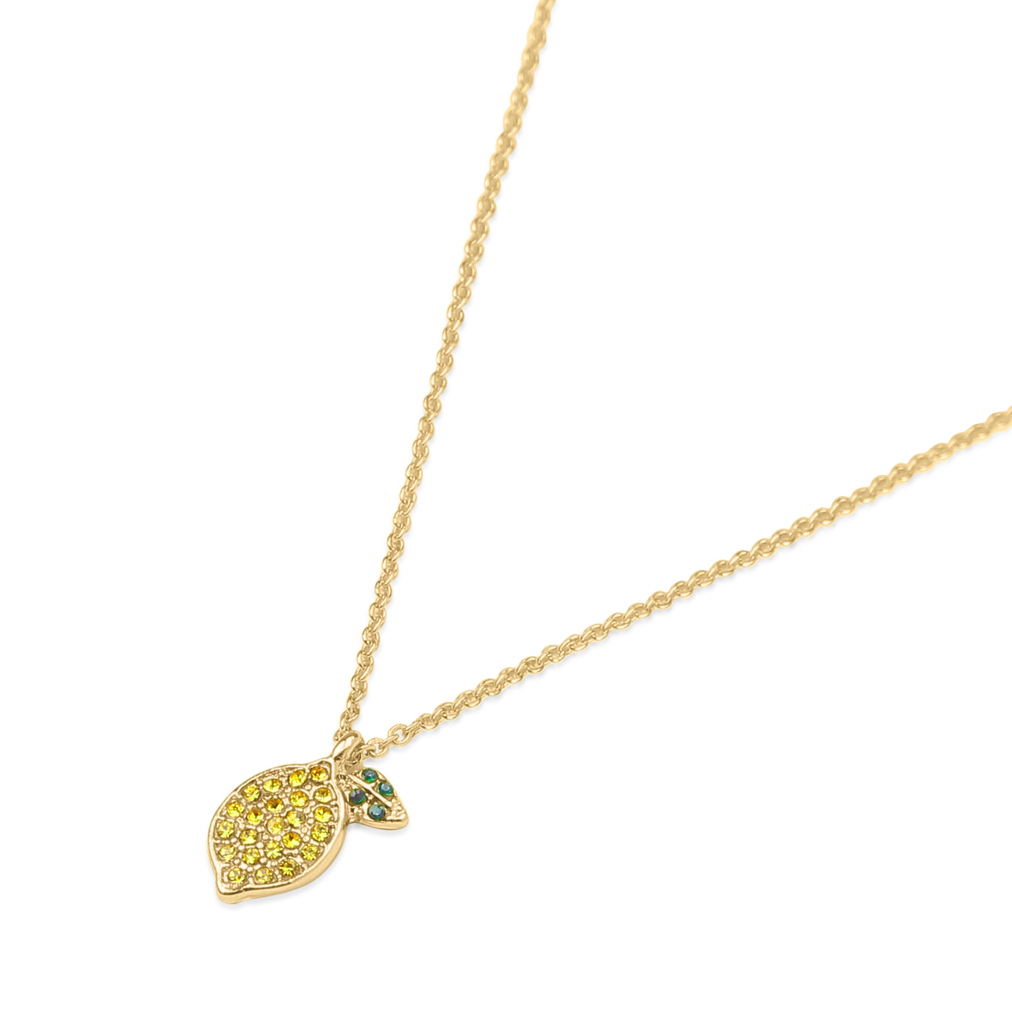 Accessorize London Women'S Yellow Lemon Pendant Necklace