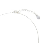 Accessorize London Women's Silver Circle Drop Station Necklace