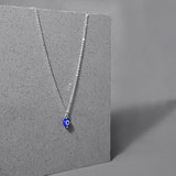Accessorize London Women's Blue Evil Eye Pendant Necklace