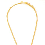 Real Gold Plated Z Organic Sparkle Star Layer Necklace