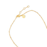 Real Gold Plated Gold Z Irregular Pearl Necklace