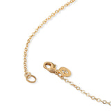 Real Gold Plated Gold Z Long Twisted Hoop Pendant Necklace