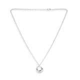 925 Pure Sterling St Bubble Round Pendant For Women By Accessorize London