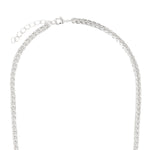 925 Pure Sterling St Silver Plated Platted Chain Necklace For Women By Accessorize London