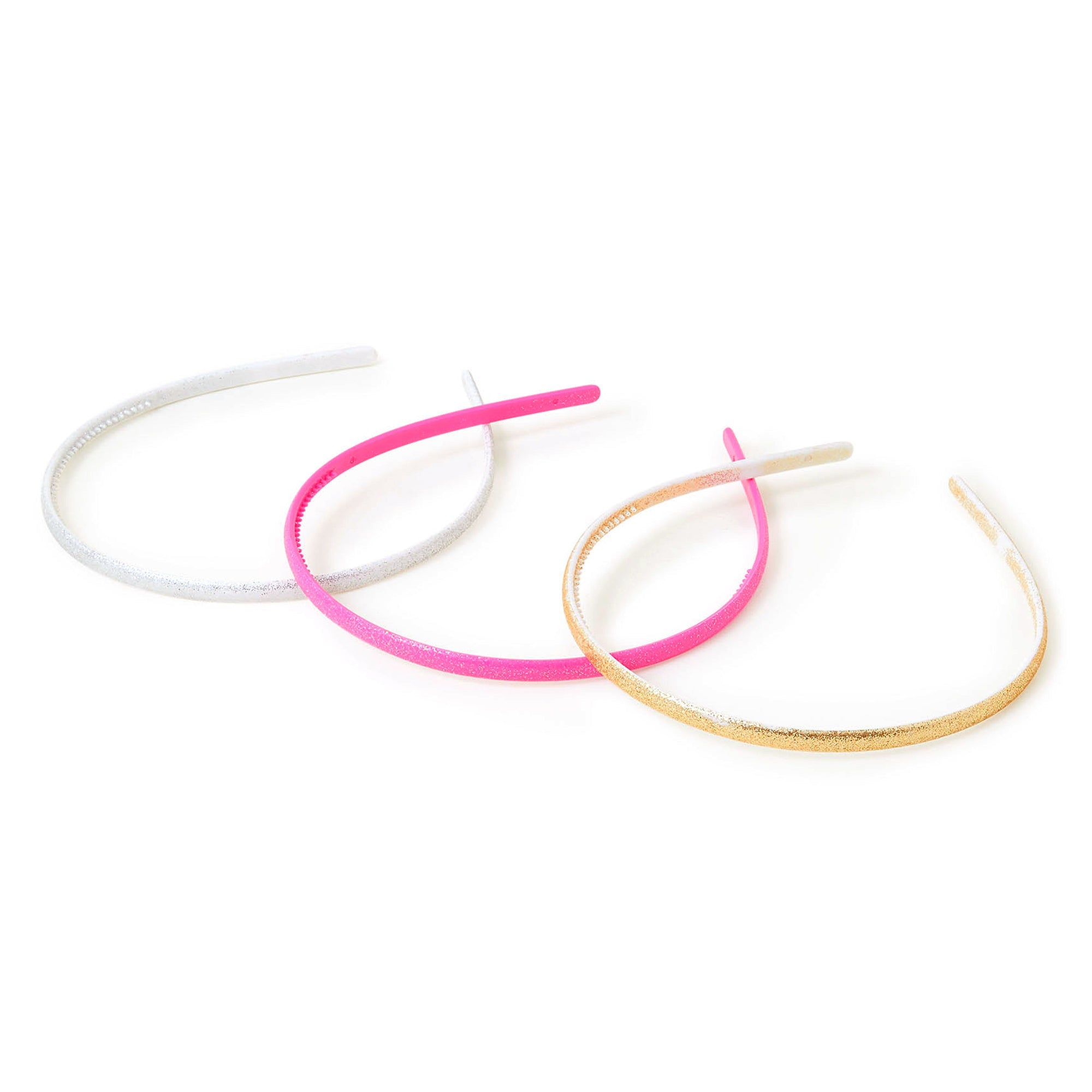 Accessorize London Girl's Set Of 3 Rec Skinny Alice Hair Bands