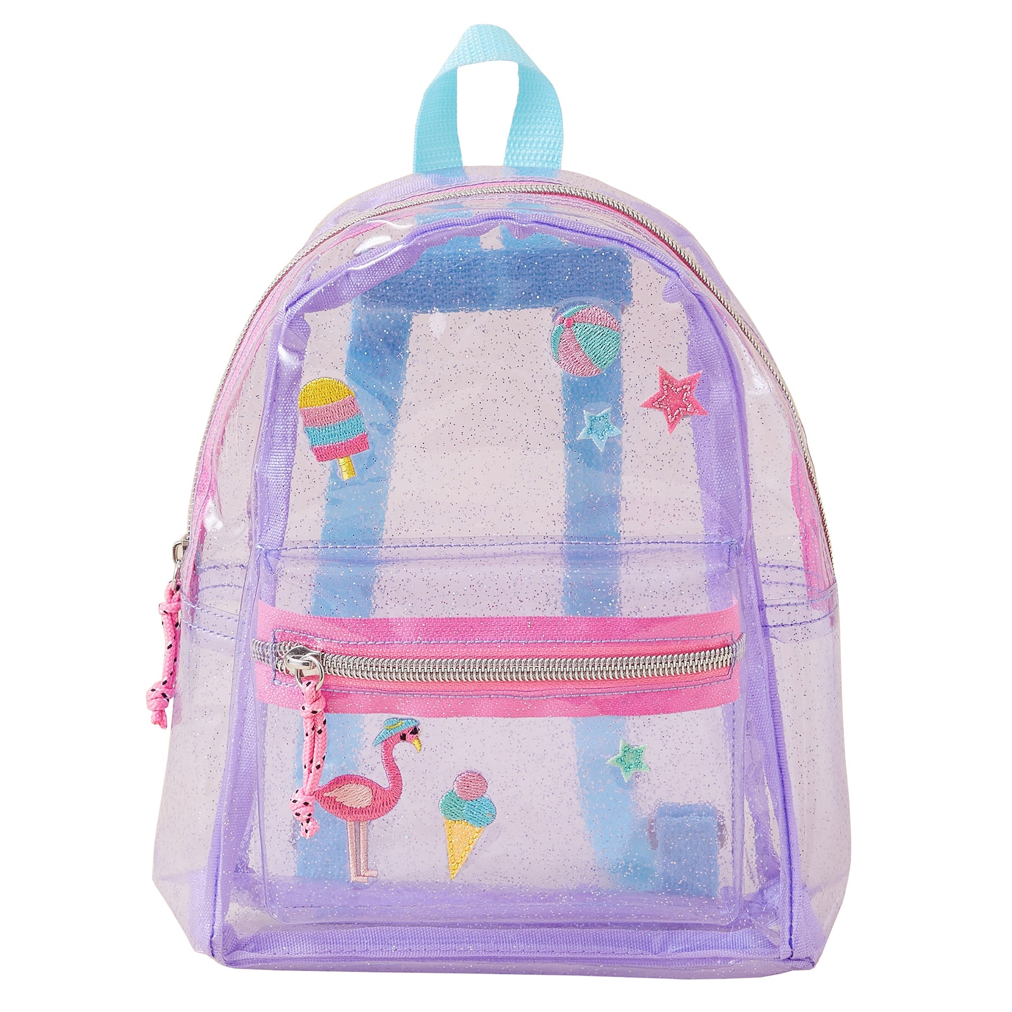 Accessorize London Girl's Jelly Badge Backpack