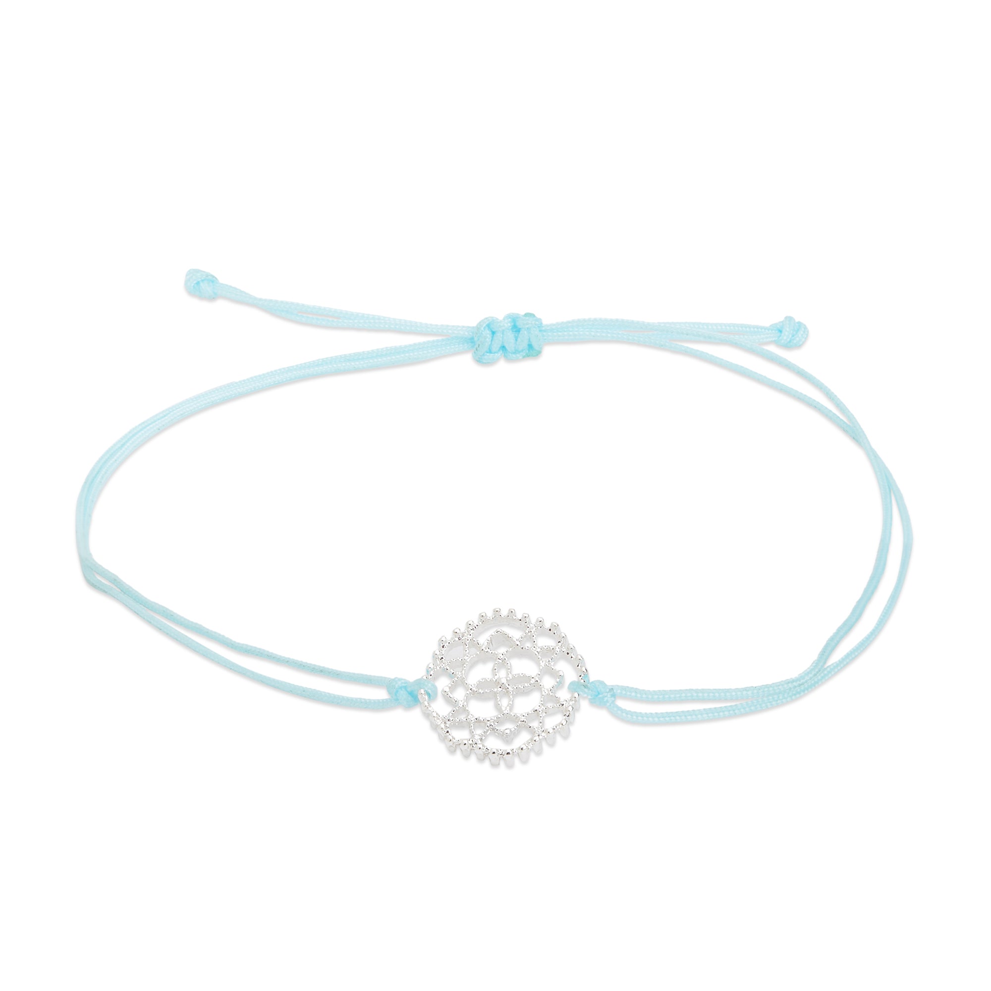 Accessorize London Women's Blue Filigree Friendship Bracelet