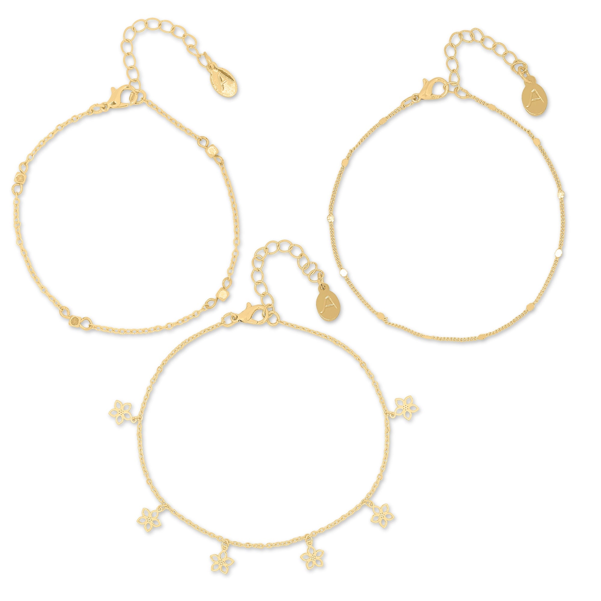 Louis Vuitton Blooming Strass Bracelet - Brass Charm, Bracelets - LOU726637
