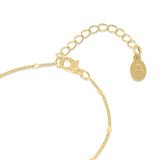 Accessorize London Women's Gold 3 Flower & Ball Chain Anklet Pack