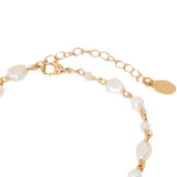 Accessorize London Women's Baroque Faux Pearl Anklet