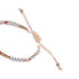 Accessorize London Women's Blue Rope Beaded Bracelet Pack Of 3