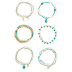 Accessorize London Luxe Beaded Stretch Bracelets 11 Pack