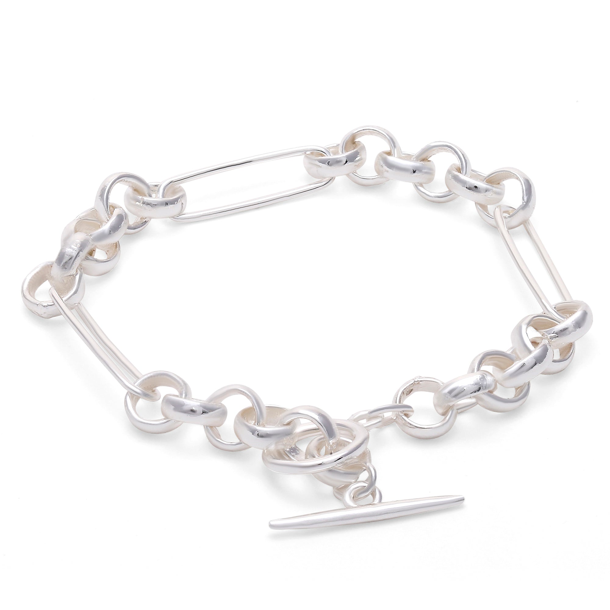 Chunky Chain Sterling Silver, Thick Chain Bracelet, Heavy Plain Silver  Bracelets,statement Bracelet, Sterling Silver Bracelets - Etsy