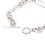 925 Pure Sterling St Silver Plated Belcher Bracelet For Women By Accessorize London