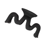 Accessorize London Women's Black Matte Black Wiggle Hair Claw Clip