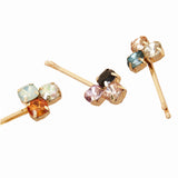 Accessorize London Women's Multi 3 Colour Gem Slides Hair Clip