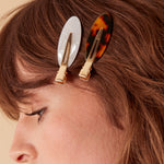 Accessorize London Women's Brown 90's No Kink Hair Clips