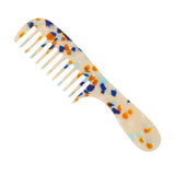 Accessorize London Women's white Large coloured resin hand comb