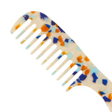 Accessorize London Women's white Large coloured resin hand comb