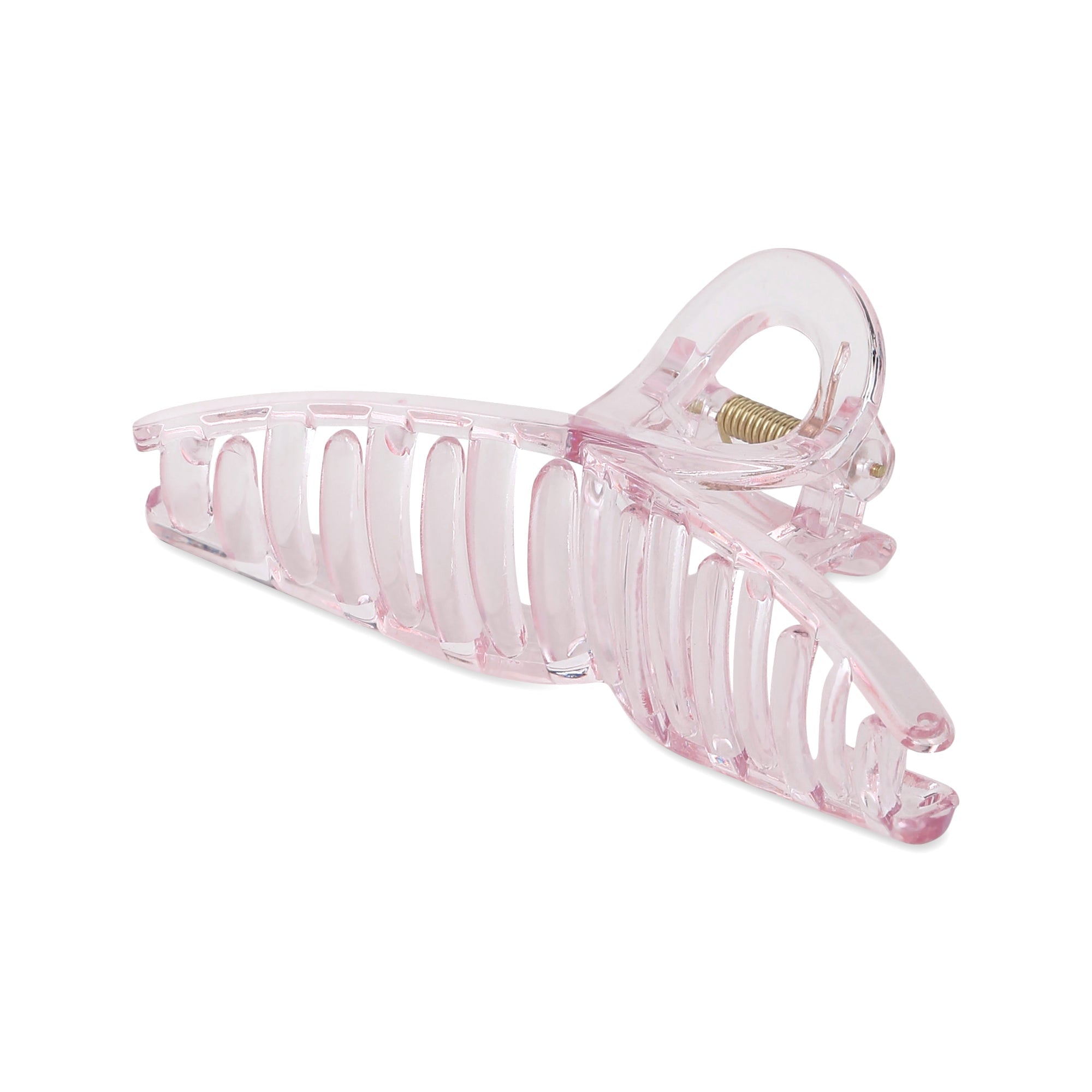 Accessorize London Women's Pink Translucent Hair Claw Clip