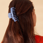 Accessorize London Women's Blue Matte Blue Claw Clip