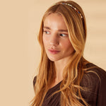Accessorize London Women's Blue Gemstone Headband