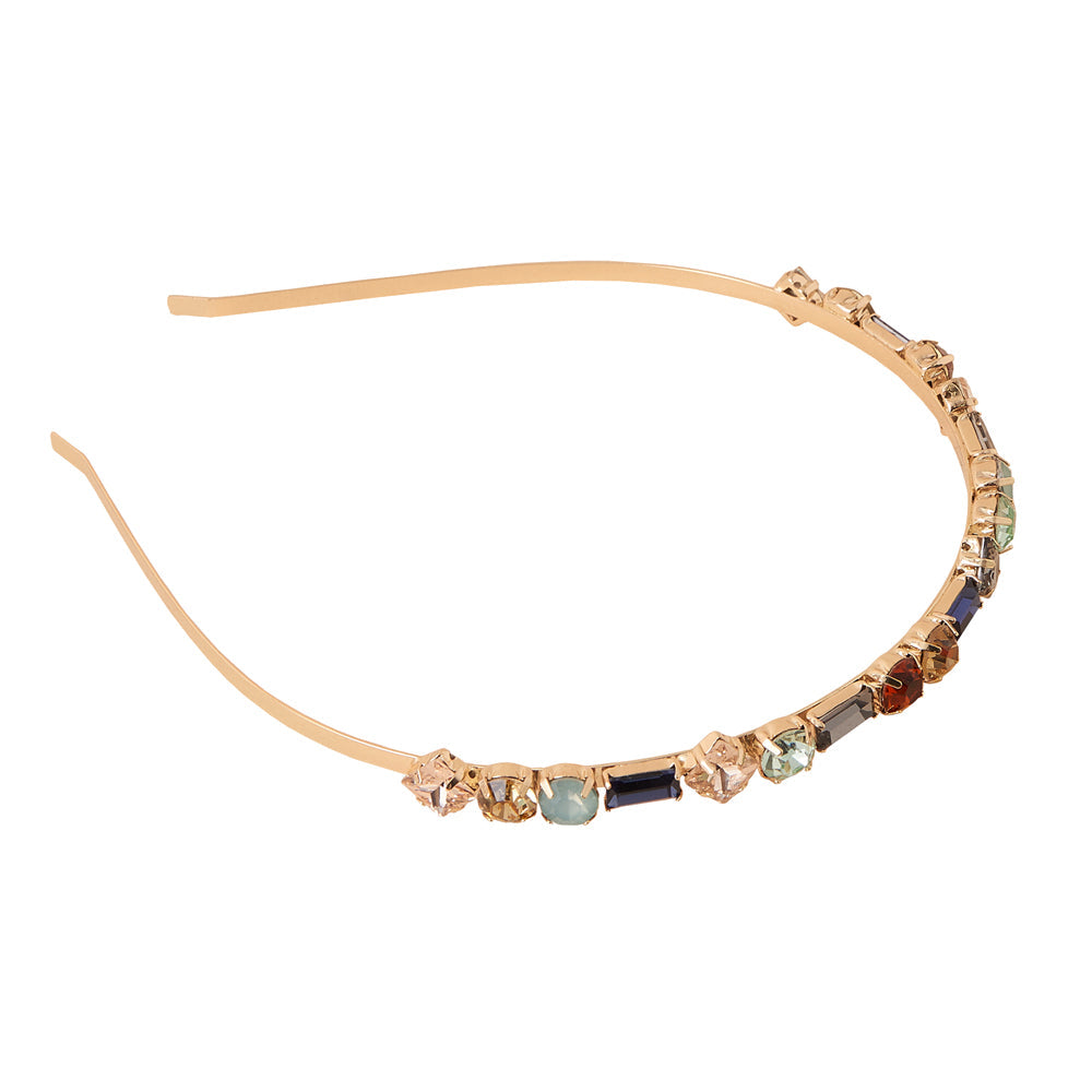 Accessorize London Women's Blue Gemstone Headband