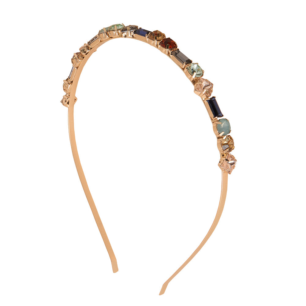 Accessorize London Women's Blue Gemstone Headband