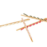 Accessorize London Women's Multi 4 Coloured Simple Slides Hair Clip