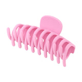 Accessorize London Women's Pink Matte Pink Large Clawclip