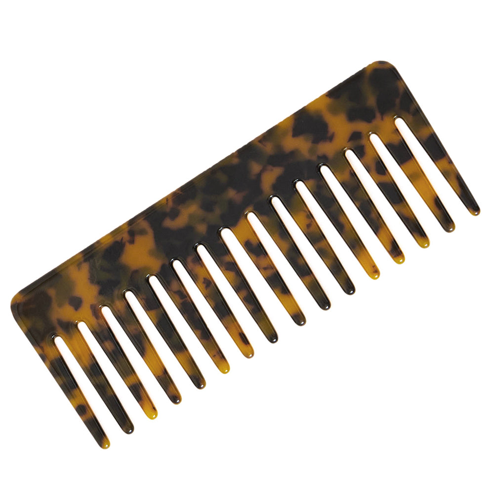 Accessorize London Women's Brown Tort Resin Hair Comb