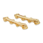 Accessorize London Women's Pearl 2 Diamond and Pearls Salon Hair Clips