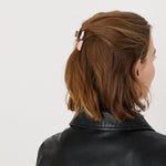 Accessorize London Women's Set of 4 Multi Medium Neutrals Claw Hair Clip