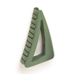 Accessorize London Women's Green Triangle Hair Claw Clip