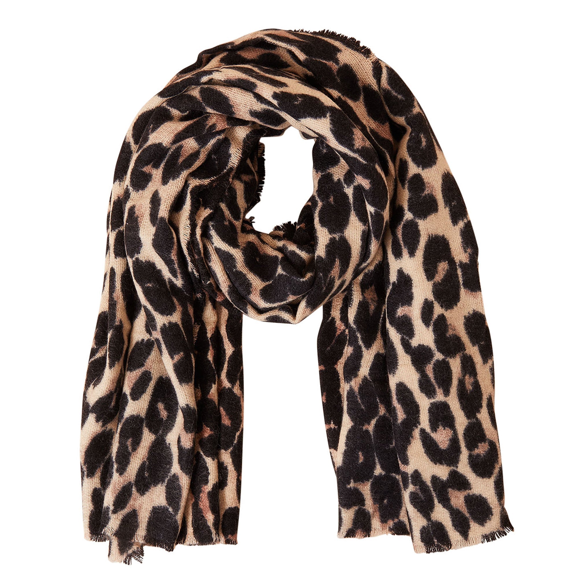 Accessorize London Women's Leopard Blanket Scarf