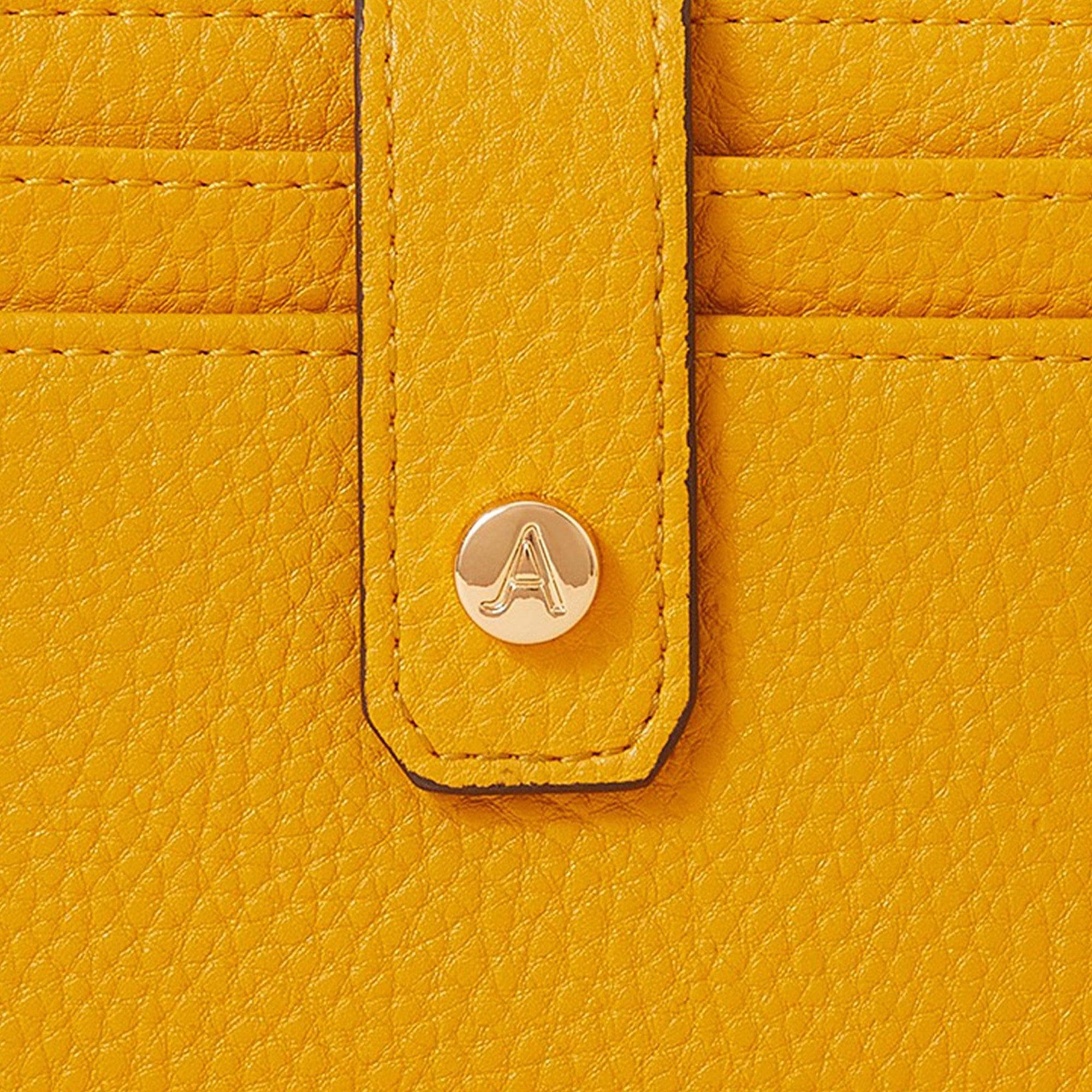 Yellow - 100% handmade Mini leather coin money purse – nyagua