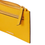 Accessorize London Women'S Faux Leather Yellow Large Functional Cardholder