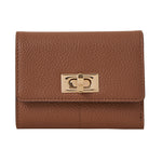 Accessorize London Women's Faux Leather Small Twistlock Purse