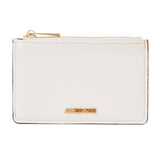 Accessorize London Women's Faux Leather White Classic card holder